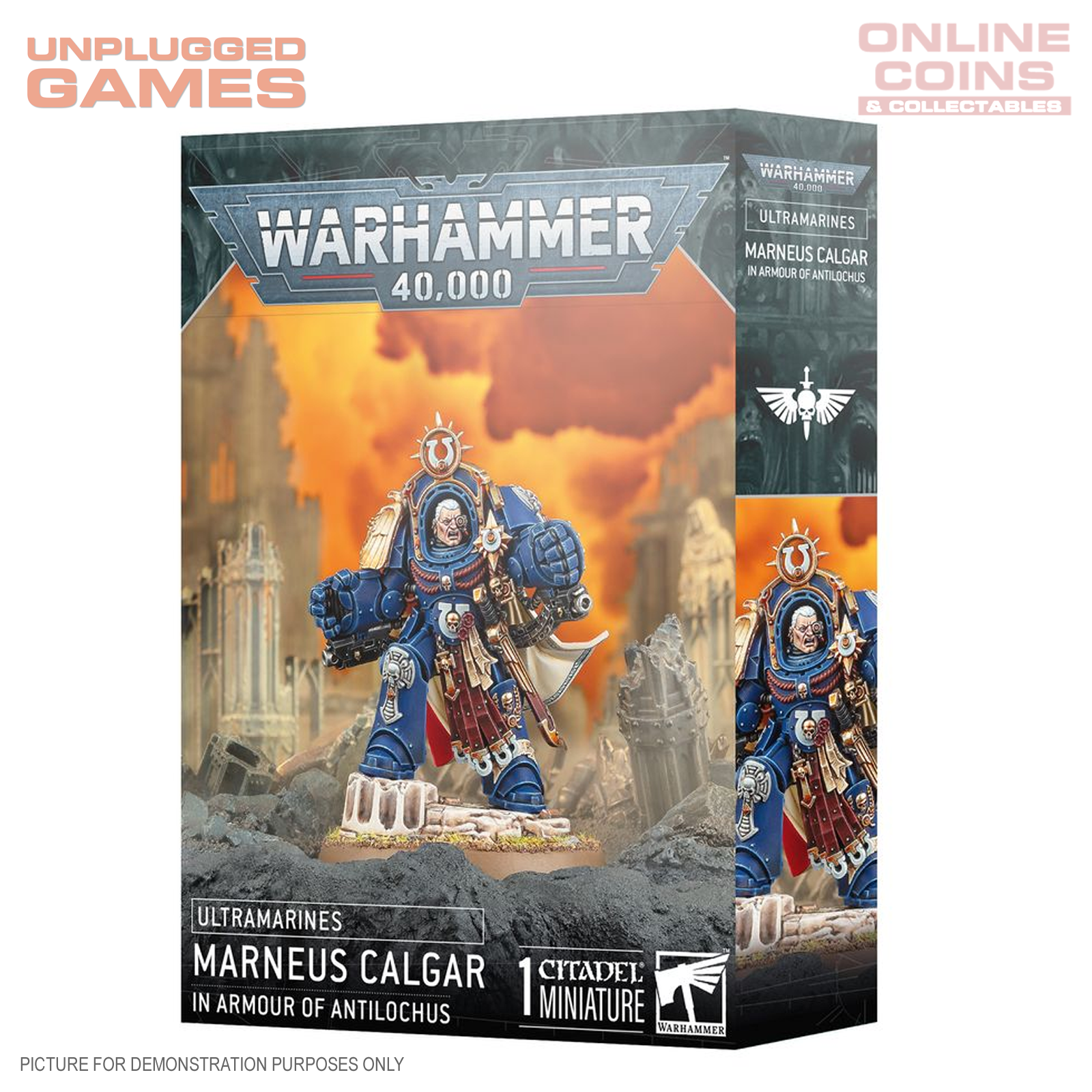 Warhammer 40,000 - Marneus Calgar in Armour of Antilochus